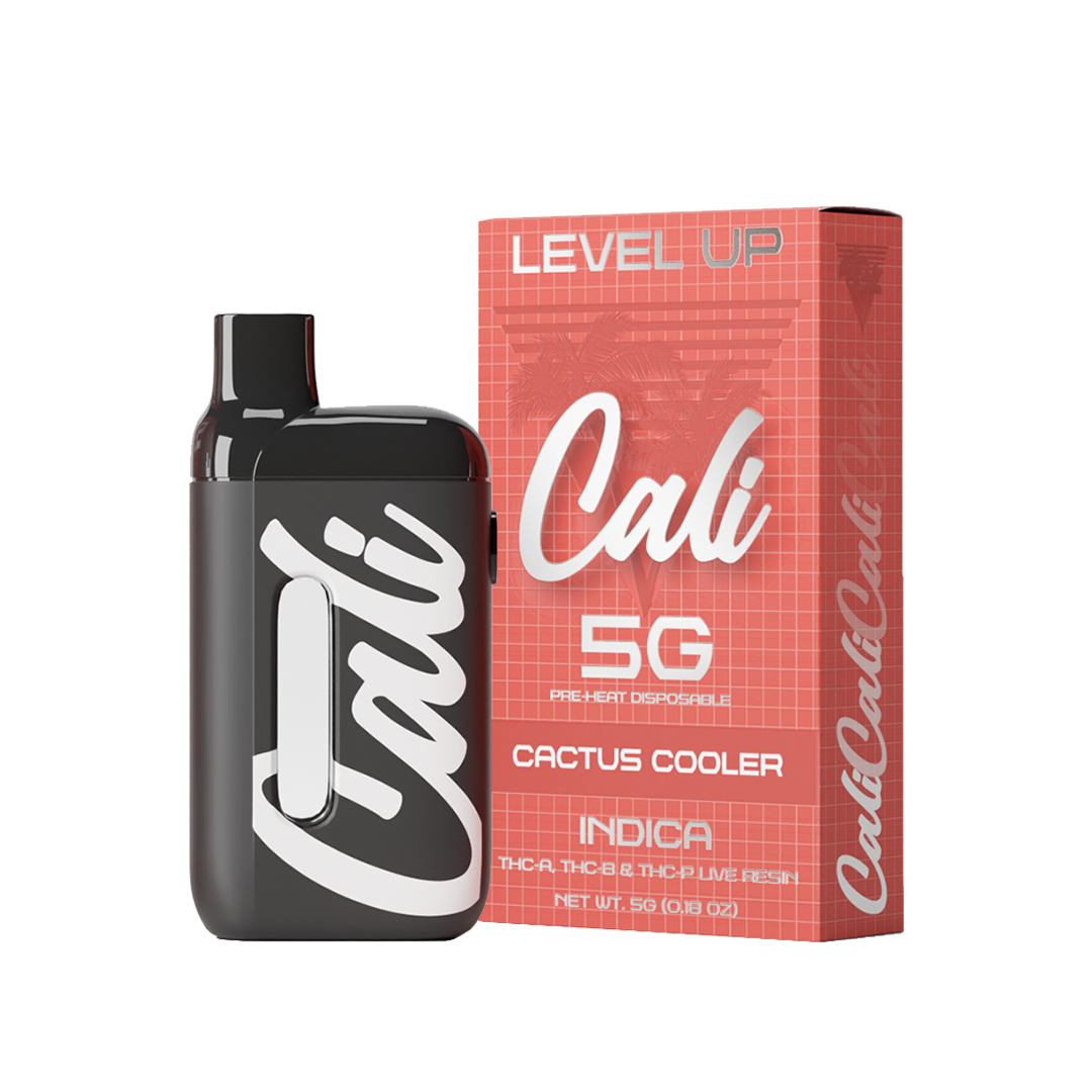 Cactus Cooler THCA Pre-Heat Disposable 5G – Level Up 3 Cactus Cooler THCA Pre-Heat Disposable 5G – Level Up