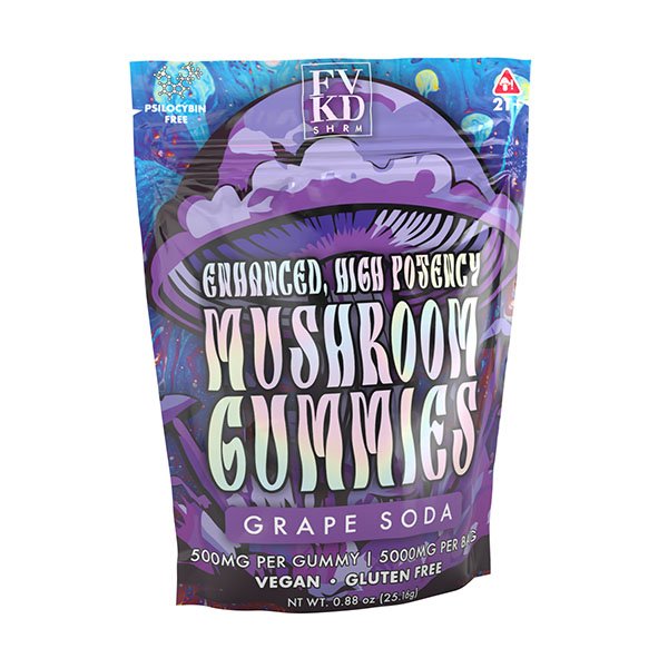 FVKD Mushroom Gummies | (10ct) 5000mg 3 FVKD Mushroom Gummies | (10ct) 5000mg