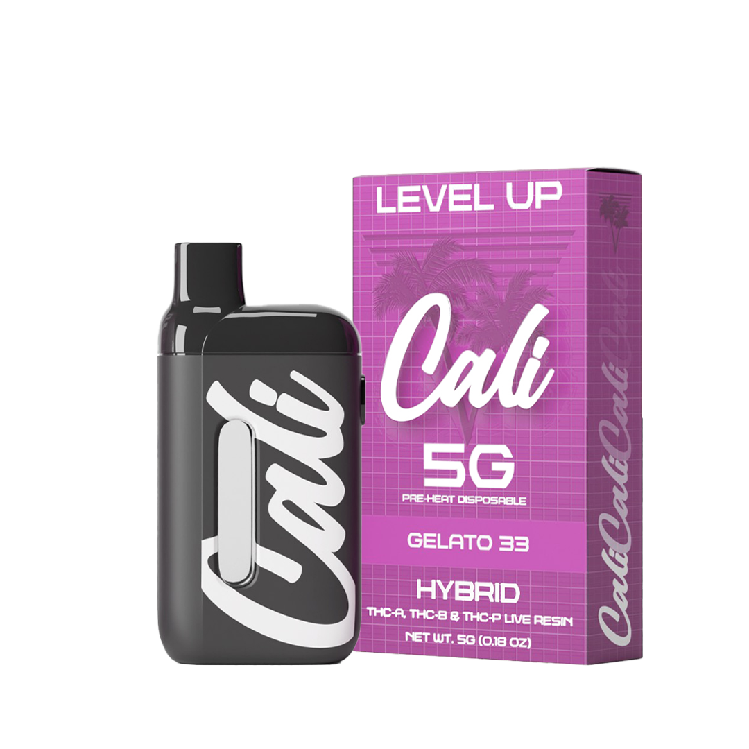 Gelato 33 THCA Pre-Heat Disposable 5G – Level Up 3 Gelato 33 THCA Pre-Heat Disposable 5G – Level Up