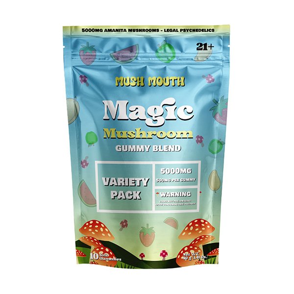 Mush Mouth Magic Mushroom Gummies | 5000mg 3 Mush Mouth Magic Mushroom Gummies | 5000mg